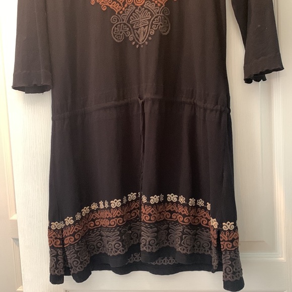 Johnny Was dress with drawstring waist size Medium - Picture 3 of 8